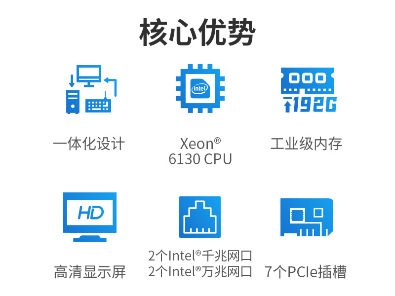 東田酷睿10代4U一體機|Xeon Silver系列|DT-4000-WX621MA