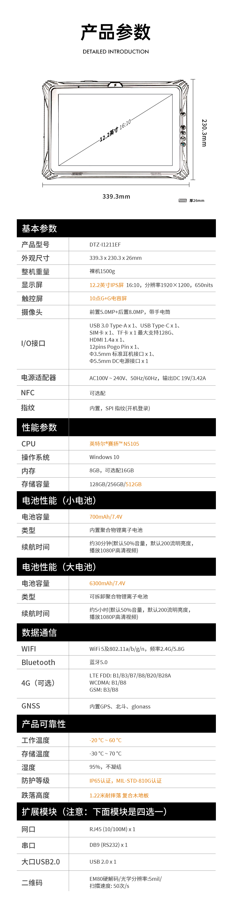 東田南昌三防平板電腦,12.2英寸便攜式平板.jpg