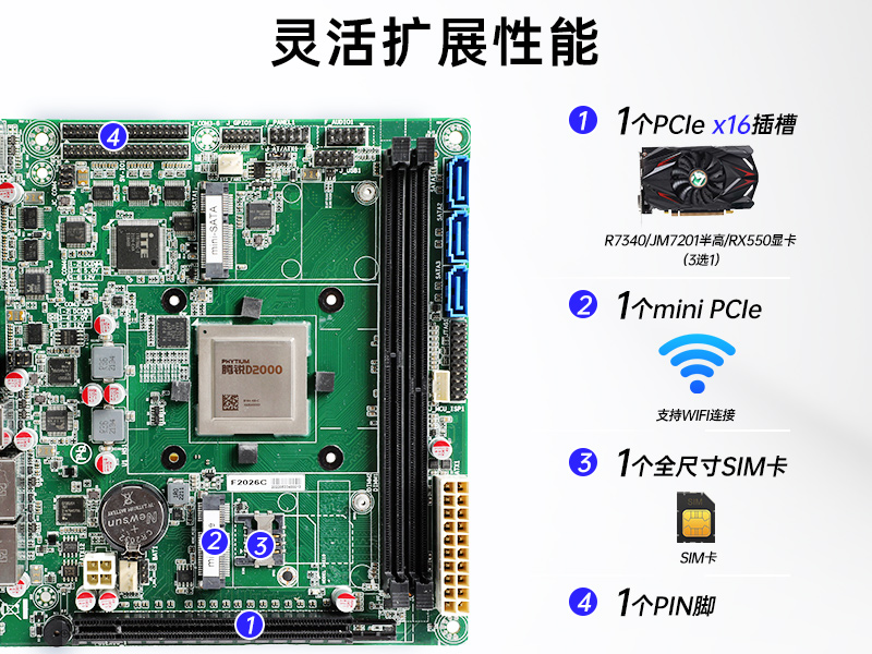 飛騰國產化工控機|支持銀河麒麟操作系統(tǒng)|DT-24605-BD2000MC