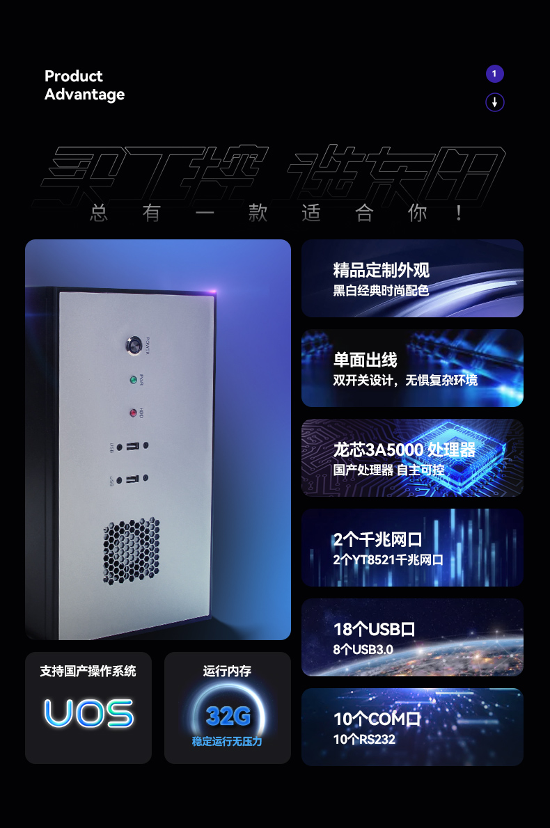 國產(chǎn)化壁掛式工控機,龍芯CPU工業(yè)電腦,DT-5307-H3A5KMC.jpg