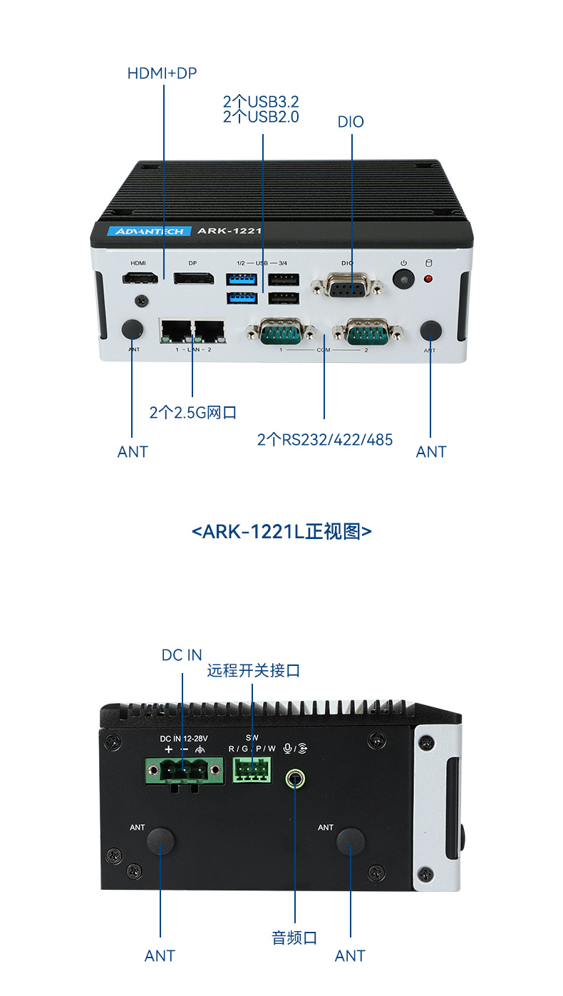 研華嵌入式工控機,深度學習工控設備廠家,ARK-1250L.jpg