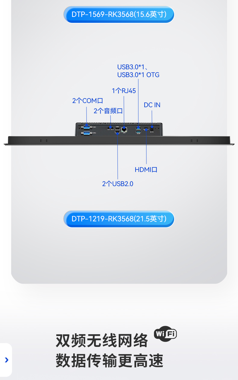 15.6寸工業(yè)無風(fēng)扇平板電腦,國產(chǎn)瑞芯微嵌入式一體機(jī),DTP-1569-RK3568.jpg