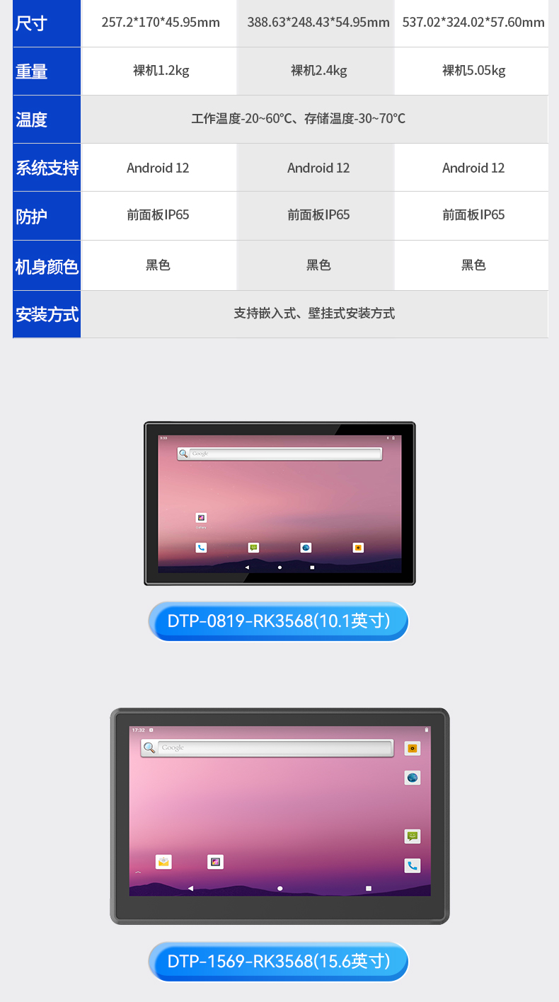 15.6寸工業(yè)無風(fēng)扇平板電腦,國產(chǎn)瑞芯微嵌入式一體機(jī),DTP-1569-RK3568.jpg